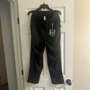 Halala High-Waist Black Tapered Work Pants | Size M - Regular